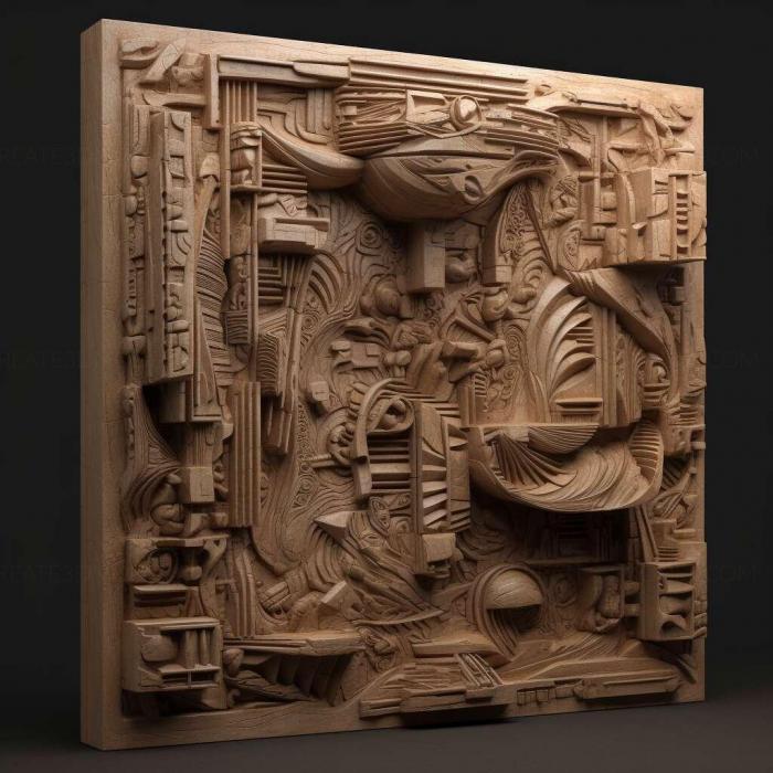 نموذج ثلاثي الأبعاد لآلة CNC 3D Art 